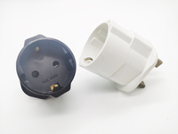 Adaptateur multifonctionnel de prises européennes Schuko vers royaume-uni, convertisseur de puissance à 2 broches, prise de voyage 250V 13a, dubaï, singapour