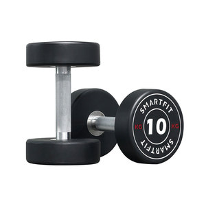Ensemble d'haltères ronds SMARTFIT en polyuréthane personnalisé pour gym <span class=keywords><strong>kg</strong></span> lbs - Product Image 1