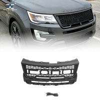 Meilleur prix pour kit carrosserie 4x4, pare-chocs avant noir en ABS, calandre avant avec feux pour Explorer 16-18