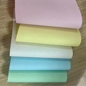 Papel de Impresión para Computadora CB CFB CF Blanco, Azul, Rosa, Amarillo, Verde, Papel NCR de 48-70 g/m², Papel de Copia sin Carbón con Imagen Azul - Product Image 2