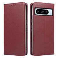 Casepert Étui portefeuille de luxe en cuir pour téléphone Google pixel 9 Pro / 9 Pro XL 5G Flip Cover With Holder Bag Antichoc Phone Pouch