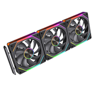 Ventilador de PC AntarcChill, Venta Directa de Fábrica, Ventilador de Bloque para PC Gaming, 120mm ARGB, Enfriador de CPU PWM SYNC, Ventilador RGB para PC