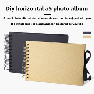 <span class=keywords><strong>Album</strong></span> <span class=keywords><strong>de</strong></span> scrapbooking A5 DIY, couverture rigide en papier kraft, <span class=keywords><strong>album</strong></span> photo, 60 pages, livre <span class=keywords><strong>de</strong></span> souvenirs, parfait pour la famille, le <span class=keywords><strong>mariage</strong></span> - Product Image 3