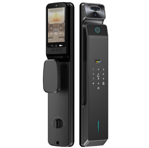 Interphone vidéo intelligent transfrontalier Tuya HV10 avec reconnaissance faciale, empreinte digitale, veine palmaire et déverrouillage par <span class=keywords><strong>mot</strong></span> <span class=keywords><strong>de</strong></span> <span class=keywords><strong>passe</strong></span>, compatible Wi-Fi, Grade B - Product Image 5