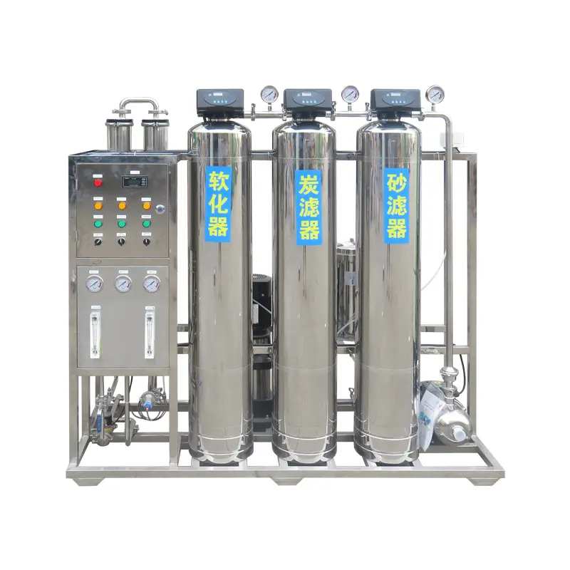 Proveedor de China, sistema de agua potable de ósmosis inversa completamente automático de 1000Lph, filtro de agua Ro para sistema de tratamiento de agua Mineral