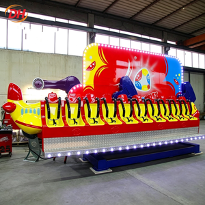 Équipement d'attraction pour la famille : Manège Rock and Roll de Miami, Attraction à balançoire avec décor personnalisé pour parcs de divertissement publics - Product Image 6