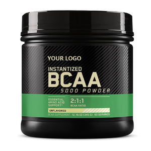OEM/ODM Personalizable BCAA Post-Entrenamiento Polvo 2:1:1 Proporción <span class=keywords><strong>Amino</strong></span>ácidos Polvo 5000mg Soporte muscular y suplemento de recuperación - Product Image 1