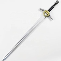 Espada de Acero de Geralt, Réplica de Arma de Juego de Rol, Accesorio de Cosplay de PU para Halloween y Colección