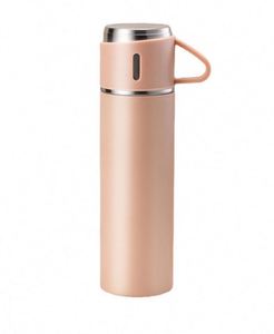 500ml/16.9oz Stainless Steel Thermo Vacuum Insulated Water <b>Flask</b> Silicone Cup for Coffee <b>Hot</b> and Cold <b>Drinks</b> - Product Image 4