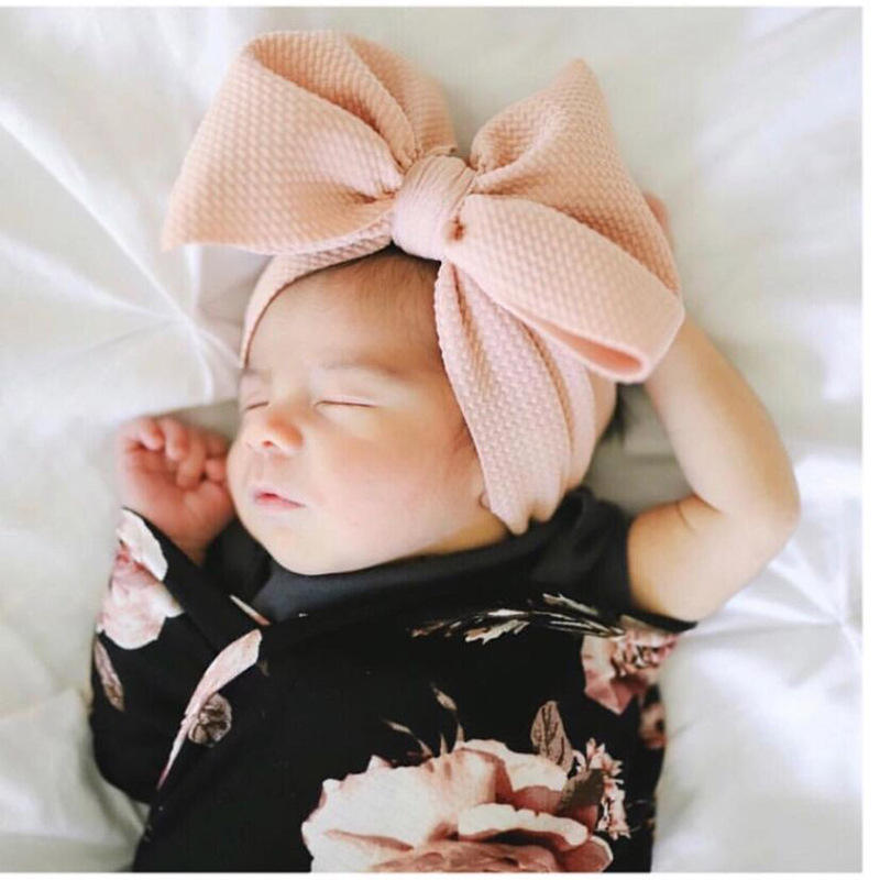 Headwrap Baby Girl Large Bow Headband New Baby Large Bow Girls