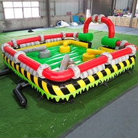 Arenes de combat gonflables interactives pour 4 personnes : Jeu de gladiateurs et de jouteurs