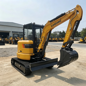 Excavatrice sur chenilles Liugong 9035E jaune, machine de construction hydraulique pour utilisation sur chantier - Product Image 2
