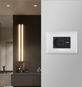 अमेरिकी शैली 118 प्रकार प्लास्टिक सामग्री 3 गिरोह 1 तरह से बिजली की दीवार स्विच - Product Image 5