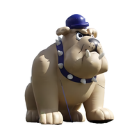 Énorme bouledogue gonflable personnalisé de 3m de haut, animal géant, chien, personnage, événement sportif, publicité, décoration gonflable