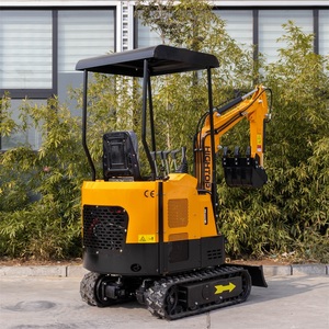 Produits les plus vendus : Mini-excavatrice sur chenilles de 1500 kg avec chenilles en caoutchouc et conception adaptée aux routes pour les travaux sur trottoirs - Product Image 5