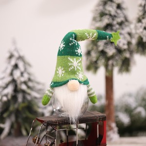 <b>Christmas</b> Ornament Cute Gnome Candy Jar Gnome Dwarf Gift <b>Box</b> <b>Christmas</b> Tree Pendant Clear Candy Jar - Product Image 5