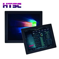 Ordinateur tactile industriel tout-en-un de 17 pouces, boîtier en alliage d'aluminium IP65, écran tactile capacitif, processeur Intel Core de 8e génération I3/I7, UE/AU