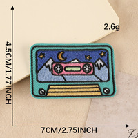 Patchs tissés personnalisés de haute qualité Patch en tissu sergé brodé de nouvelle conception pour coudre/repasser les vêtements