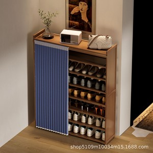 Home <b>shoe</b> <b>rack</b>, <b>wall</b>-mounted dustproof <b>shoe</b> <b>rack</b> for entryway, multi-layer storage, suitable for home and dormitory use, large - Product Image 3