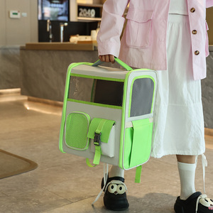 Sac à dos de transport pour animaux de compagnie, sac à dos frontal pour <span class=keywords><strong>chiens</strong></span> et chats de petite taille, vente en gros - Product Image 3