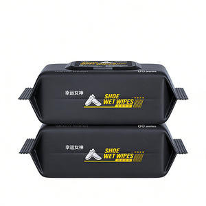 ผ้าเช็ดทำความสะอาดรองเท้า Lucky Goddess 80 ชิ้น แบบใช้แล้วทิ้ง สำหรับรองเท้าผ้าใบ ป้องกันคราบเหลือง พร้อมอุปกรณ์ขัดเงา - Product Image 1