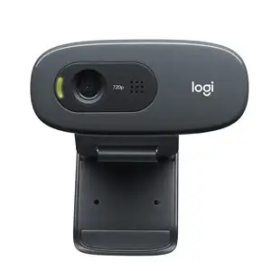 Original HD Web Camera Logitech C270 Meets Every Need for HD 720p Video Calls for Office Study