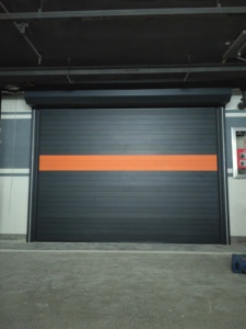 Portes à enroulement en aluminium durables personnalisées avec protection contre le vent et prévention des incendies <span class=keywords><strong>Porte</strong></span> à enroulement silencieuse - Product Image 3