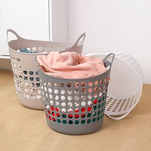 Venta al por mayor sostenible PP hogar plástico lavandería cesta de almacenamiento de artículos diversos multifuncional moldeado por inyección para cocina Baño - Product Image 2