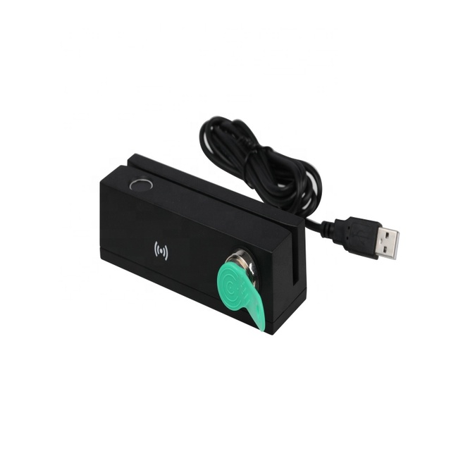 USB MFR0311 4-in-1 POS Card Reader for MSR+RFID+iButton+Fingerprint Combos