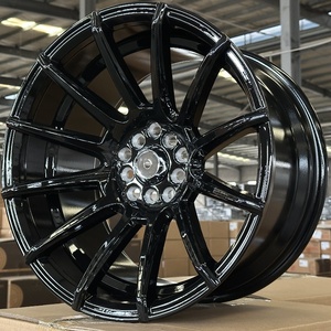5x100 5x1143 17 pouces R17 Alliage ultra Deep Concave Hyper Black Jantes pour la camaro Alessio <span class=keywords><strong>Antera</strong></span> honda civic 2007 - Product Image 3