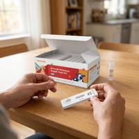 Kit de test rapide antigénique pour le giardia félin, kit de test rapide GIA AG pour le félin