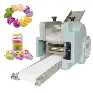 High Efficiency Folding Square Hong Kong Italian Dough Sheeter Butter Pie Soup With Wonton Dumpling Wrapper Machine