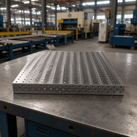 Stasiun Penyolderan Baja Profesional Baru, Sistem Aksesori Klem Jig Penyolderan 3D untuk Pekerjaan Logam Kustom Tanpa Listrik