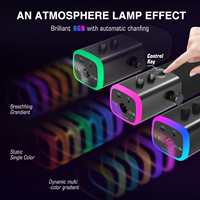 Microphone de bureau dynamique USB / XLR FIFINE AM8 pour podcast, enregistrement, jeux, avec éclairage RGB réglable