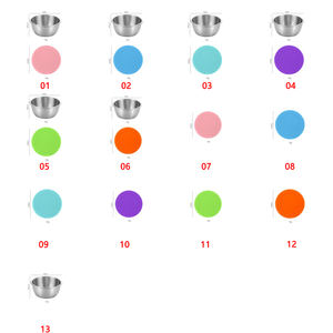 Venta al por mayor S019 Mini recipientes de acero inoxidable con tapa para salsa, aderezos, ensaladas y tomate - Product Image 3