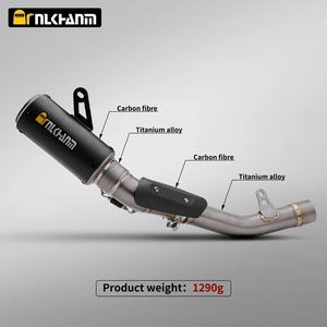 Modificación del Sistema de Escape para Motocicleta ZX6R, <span class=keywords><strong>SC</strong></span> <span class=keywords><strong>Project</strong></span>, Aleación de Titanio Completa, 2024-2025, Kawasaki ZX6R ZX-6R, Caja de Fibra de Carbono - Product Image 2