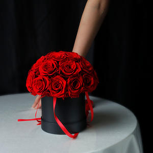 Conservato fiore eterno testa di fungo che tiene secchio di san valentino rosa compleanno regalo di natale per le ragazze di lunga durata 3-5 - Product Image 2