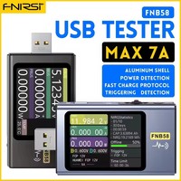 FNIRSI-FNB58 Testeur USB Voltmètre Ampèremètre TYPE-C Détection de Charge Rapide Mesure de Capacité Mesure d'Ondulation