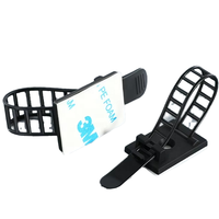 Support de câble en plastique résistant aux UV, auto-ajustable, sans perçage, installation rapide, organisateur de câbles pour la gestion des fils