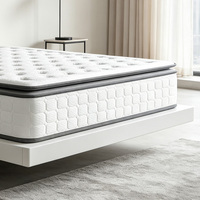 Matelas Confortable Respirant à Ressorts Ensachés et Mousse à Mémoire de Forme pour Hôtel, Chambre à Coucher, Soulagement de la Pression, Taille Personnalisée pour Villa