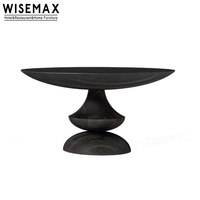 WISEMAX FURNITURE Table basse ronde en pin importé, personnalisée et créative, table à manger, design italien, table de salon