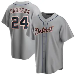 2023 सस्ते थोक नई सिले बेसबॉल जर्सी डेट्रायट #21 जैकोबी जोन्स #24 मिगुएल Cabrera के उच्च गुणवत्ता शीर्ष कढ़ाई जर्सी