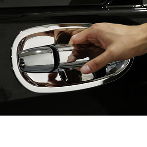 Cubierta Protectora Plateada Brillante para Manija de Puerta de Coche para <span class=keywords><strong>Mercedes</strong></span> <span class=keywords><strong>Benz</strong></span> <span class=keywords><strong>Vito</strong></span> V220 Clase V Metris W447 2017 2018 2019 2020 2021 2022 - Product Image 5