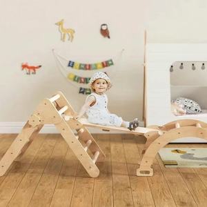 Juego de gimnasio con escalada triángulo arco rampa Pickler triángulo escalador interior Montessori piklers escalada juguetes niño escalada trame - Product Image 2