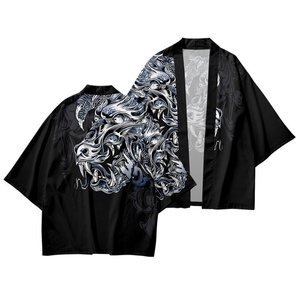 Disfraz de Cosplay de Anime Japonés Happi Coat, Ropa para Fiesta de Halloween, Capa, Kimono, <span class=keywords><strong>Haori</strong></span> - Product Image 4