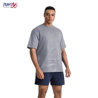 Heren Custom Hoge Kwaliteit Katoen Training Gym Sport Shirts Oversized Plus Size T-Shirts Digitaal Puff Gebreid Sportief