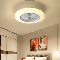 Ventiladores de techo decorativos con luces led, control remoto, celing fan, AC DC 110V 220v