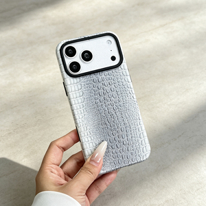 เคสหนังแท้ L194 หรูหรา ป้องกันแรงกระแทก สำหรับ iPhone 17 Pro Max ลายหนังจระเข้ แบบแม่เหล็ก สำหรับนักธุรกิจ - Product Image 1