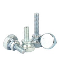 M2 M2.5 M3 X 6mm 7mm 8mm 10mm 12mm à 35mm vis à tête moletée plate en acier inoxydable 304 boulons à main poignées attaches