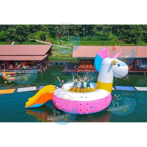 Lona de PVC de 0,9mm <span class=keywords><strong>Unicornio</strong></span> flotante <span class=keywords><strong>gigante</strong></span> Parque acuático inflable <span class=keywords><strong>Unicornio</strong></span> - Product Image 2